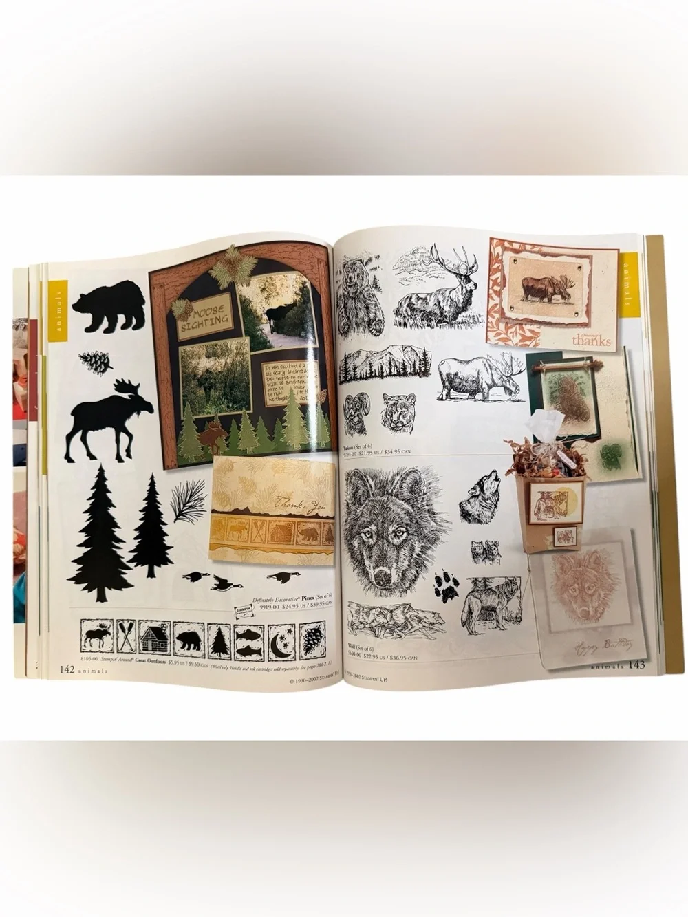 Stampin' Up! Idea Book & Catalog 2002-2003 Edition